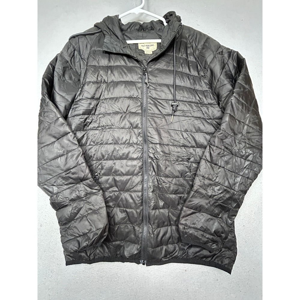 Billabong Puffer Jacket Polyester Black Medium Mens